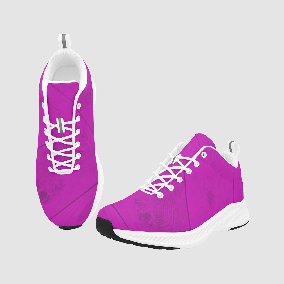 Fuchsia Velvet Aura Sneakers