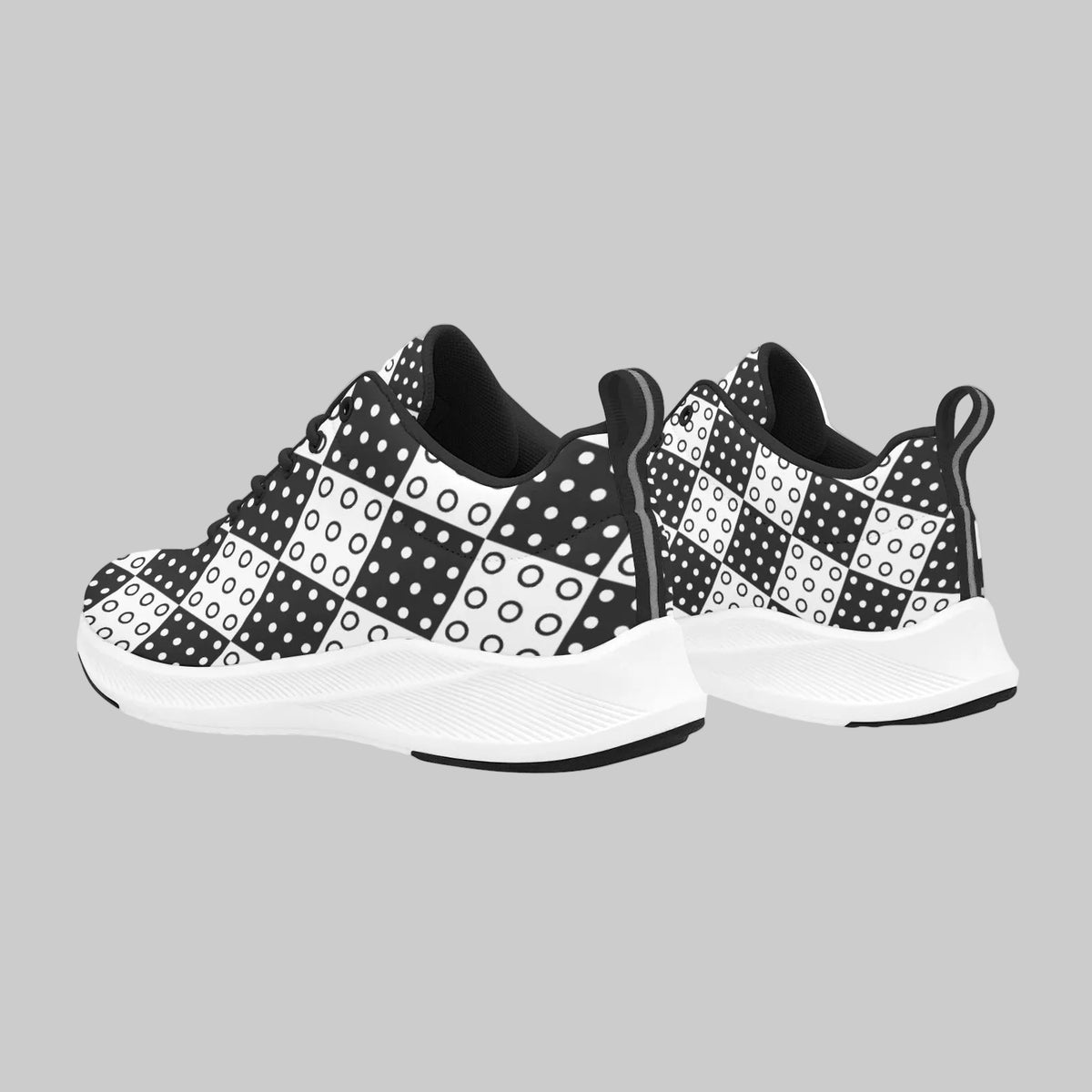Retro Chic Dot Motion Sneakers