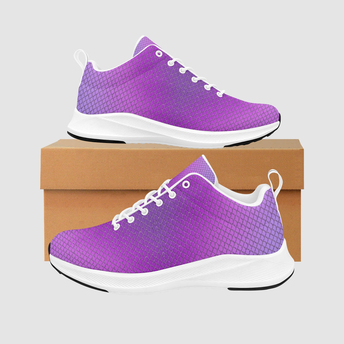 Violet Scales Luxe Sneakers
