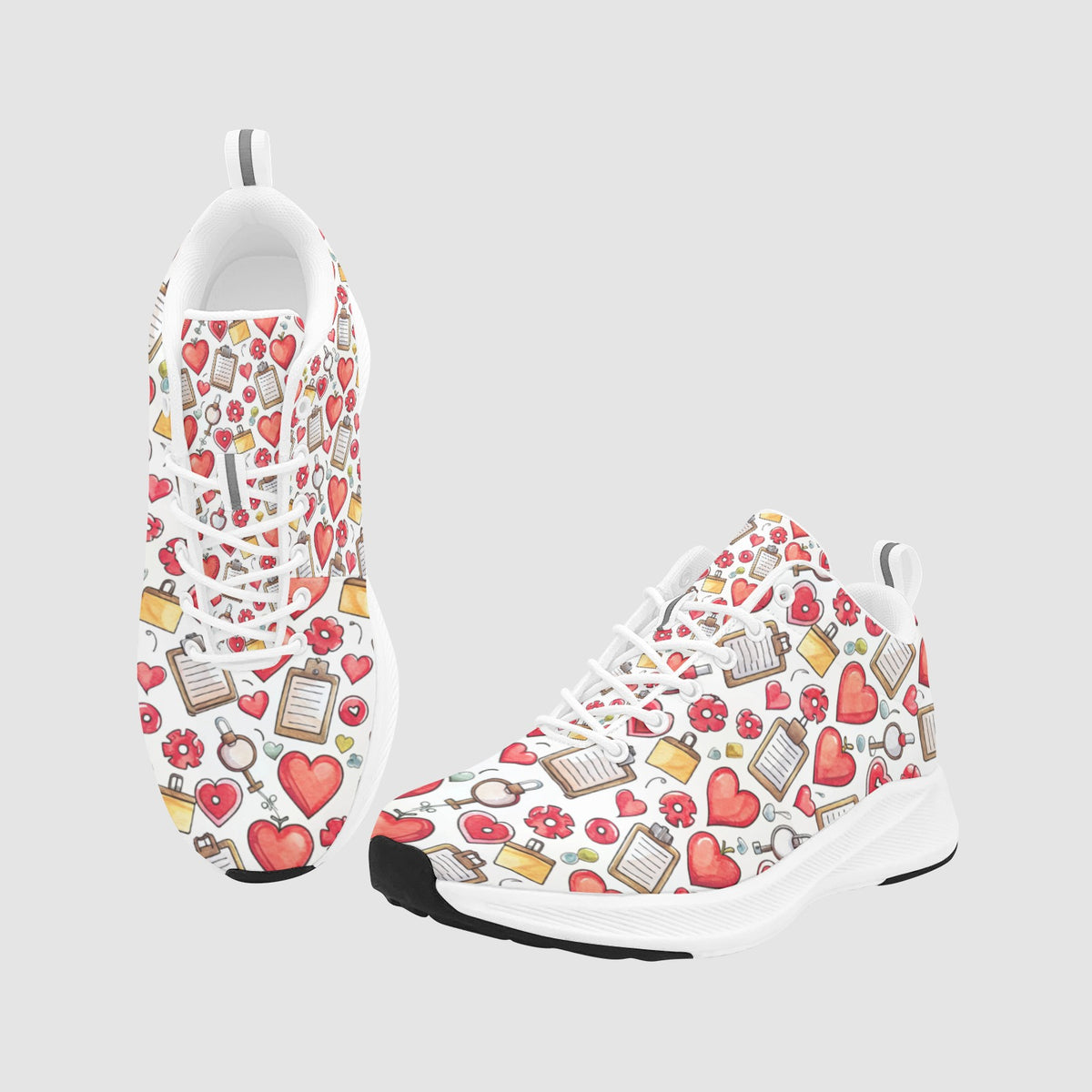 Crimson Care Heartbeat Sneakers