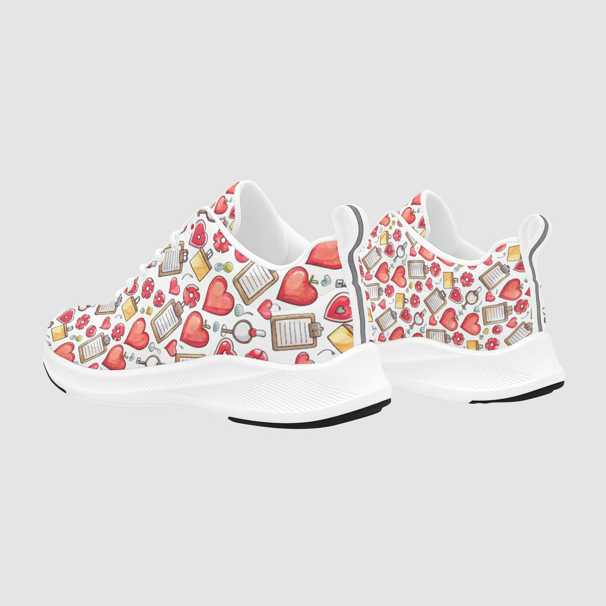 Crimson Care Heartbeat Sneakers