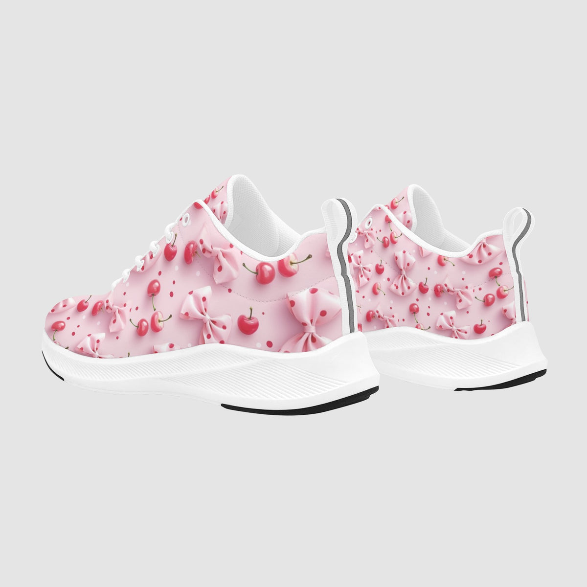 Cherry Bliss Bow Comfort Sneakers