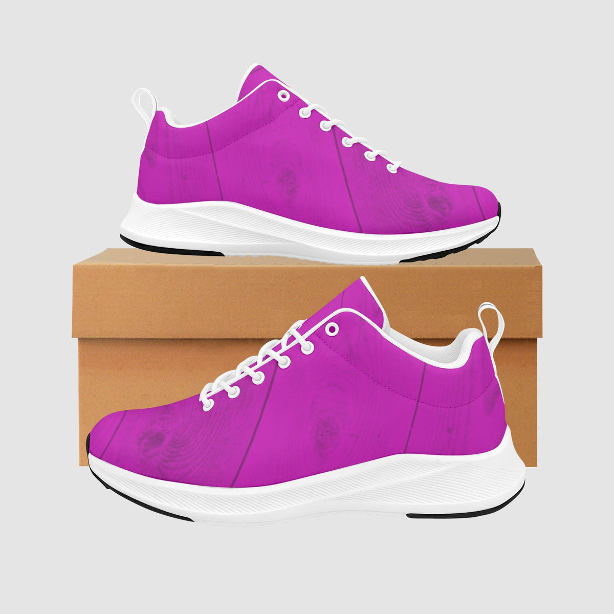 Fuchsia Velvet Aura Sneakers