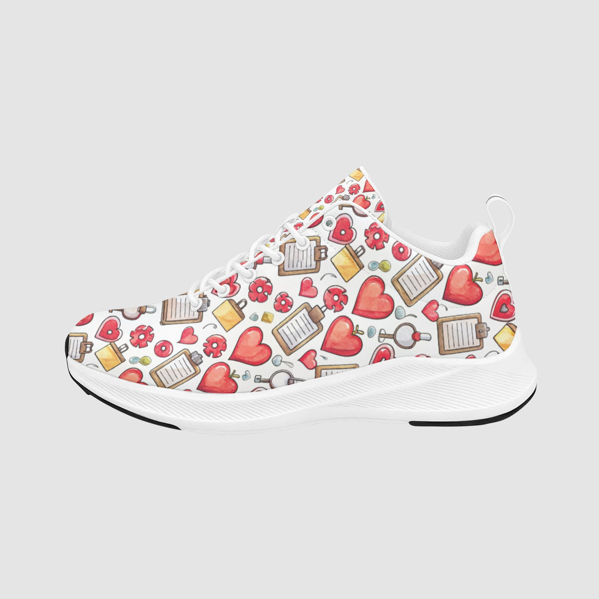 Crimson Care Heartbeat Sneakers